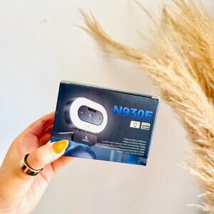 NEW NEXIGO Black White Ring Light Auto Focus Microphone Video Camera WebCam